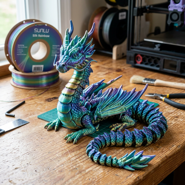 全铰链可动翼龙 (Articulated)